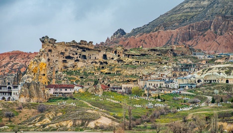 Çavuşin Village - This is a Photograph of Çavuşin Village